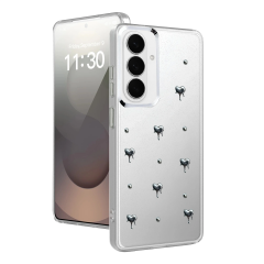 Samsung Galaxy S26 Plus Fiyonk Desenli Kapak - Desen 1