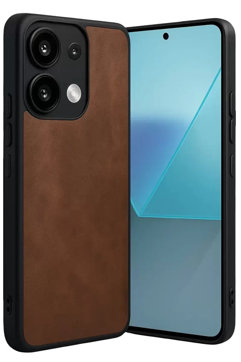Newface Xiaomi Redmi Note 13 Pro 4g Kılıf Aras Deri Kapak - Taba