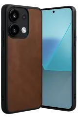 Newface Xiaomi Redmi Note 13 Pro 4g Kılıf Aras Deri Kapak - Taba