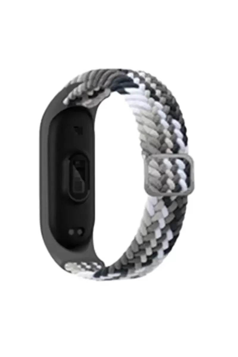 Newface Xiaomi Mi Band 6 Star Kordon - Gri-siyah