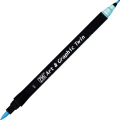 Art & Graphic Twin - Light Blue - 031