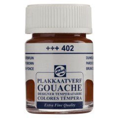 Talens Guaj Boya 16 ml - Deep Brown 402