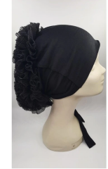 Bone - Dikişli Fırfırlı Bone Bandana