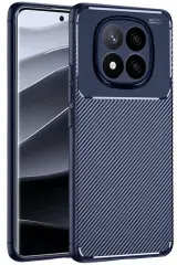 Newface Xiaomi Redmi Note 14 Pro 5g Kılıf Auto Focus Karbon Kapak - Lacivert