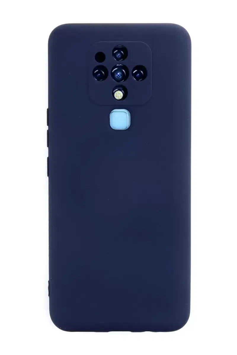 Newface Tecno Camon 16 Kılıf Nano İçi Kadife Silikon - Lacivert