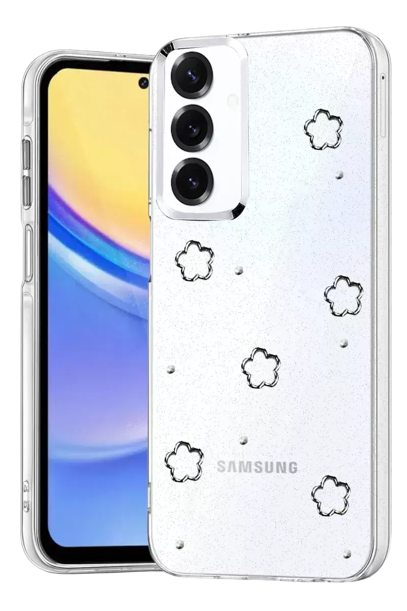 Newface Samsung Galaxy A15 4g Fiyonk Desenli Kapak - Desen 2