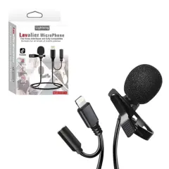 Powermaster Jh-041-a Cep Telefonu İçin Ligthning Girişli Youtuber Yaka Mikrofonu