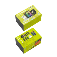 K28 Kombo 7 Adet Kordon Akıllı Saat Airpods Kulaklık Kablosuz Hoparlör Set - Siyah