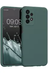 Newface Samsung Galaxy A23 4g Kılıf First Silikon - Koyu Yeşil