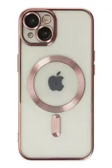Newface İphone 14 Plus Kılıf Kross Magneticsafe Kapak - Rose