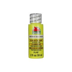 Apple Barrel Parlak - Karanlıkta Parlayan Boya - Yellow 20485
