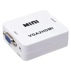 Powermaster Pm-18698 Vga To Hdmı Ses Girişli Mini Model Dönüştürücü