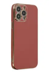 Newface İphone 14 Pro Kılıf Volet Silikon - Kırmızı