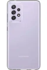Newface Samsung Galaxy A72 Kılıf Lüx Şeffaf Silikon