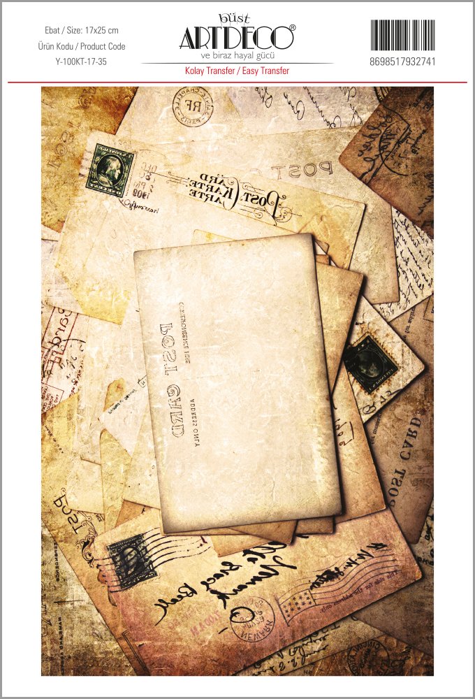Kolay Transfer 17x25cm Desen No:35