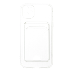 İphone 11 Kılıf Kart Şeffaf Silikon - Şeffaf