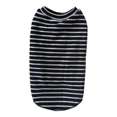 Kedi Köpek Kıyafeti Siyah Beyaz Çizgili S 24 cm