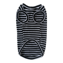 Kedi Köpek Kıyafeti Siyah Beyaz Çizgili S 24 cm