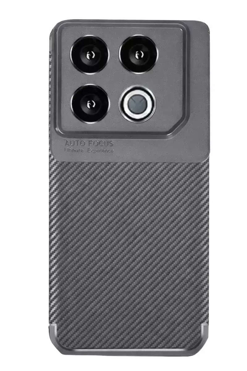 Newface İnfinix Gt 20 Pro Kılıf Auto Focus Karbon Kapak - Gri