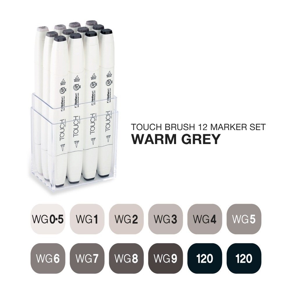 Touch Warm Grey 12'li Set