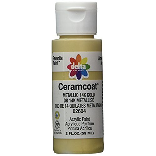 Delta Ceramcoat Metalik Altın 14 Ayar Akrilik Boya 59ml