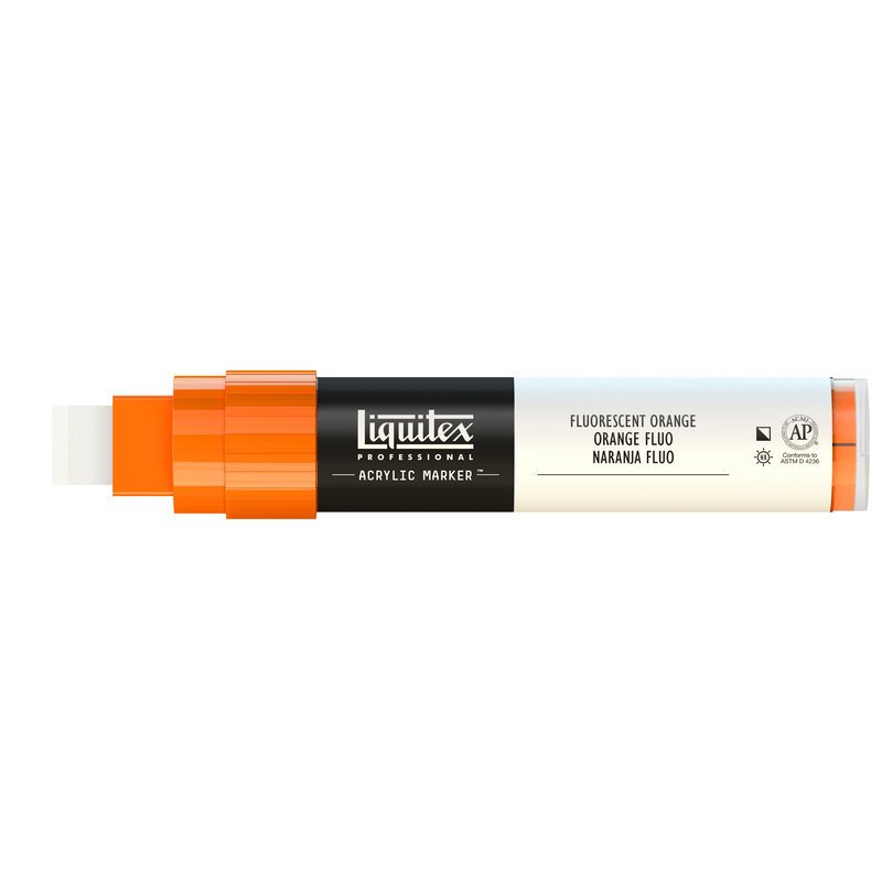 Akrilik Kalem - 15mm - Fluorescent Orange