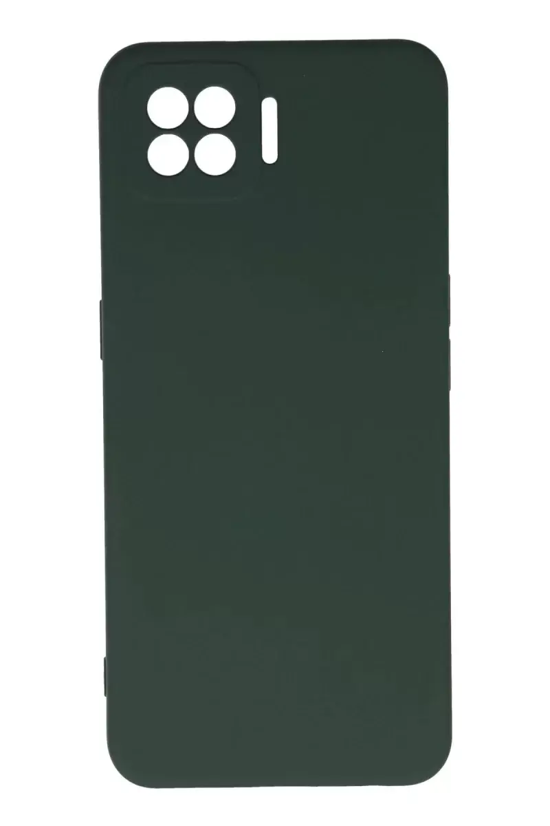 Newface Oppo A73 Kılıf Nano İçi Kadife Silikon - Koyu Yeşil