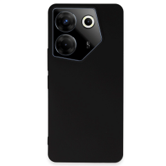 Tecno Camon 20 Pro 5g Kılıf First Silikon - Siyah