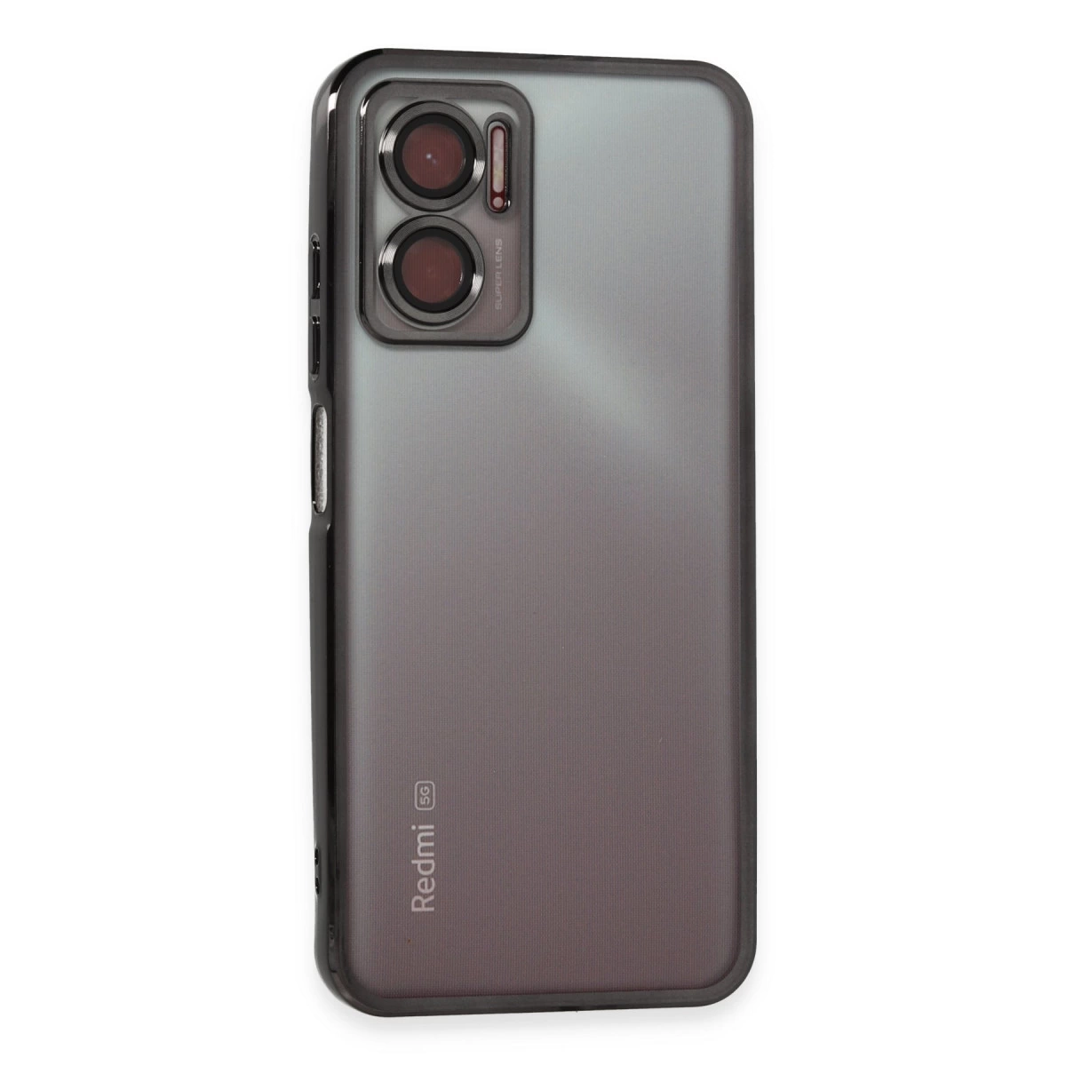 Xiaomi Redmi 10 5g Kılıf Razer Lensli Silikon - Siyah