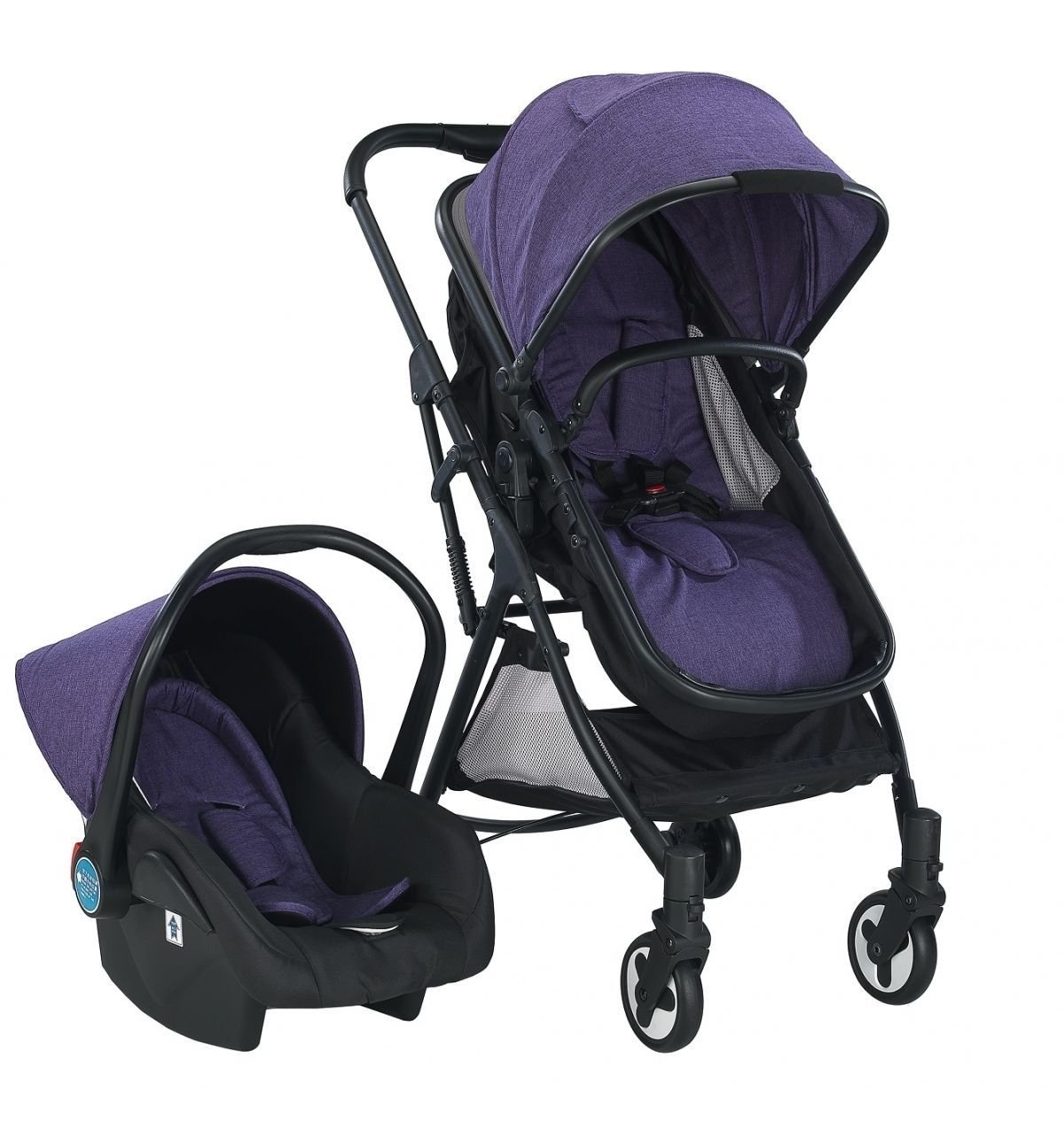 Baby2Go 2038 Eco Travel Sistem Bebek Arabası - Mor