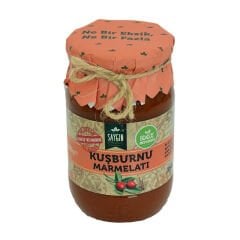 Kuşburnu Marmelatı Şekersiz Cam Kavanoz 400 Gr