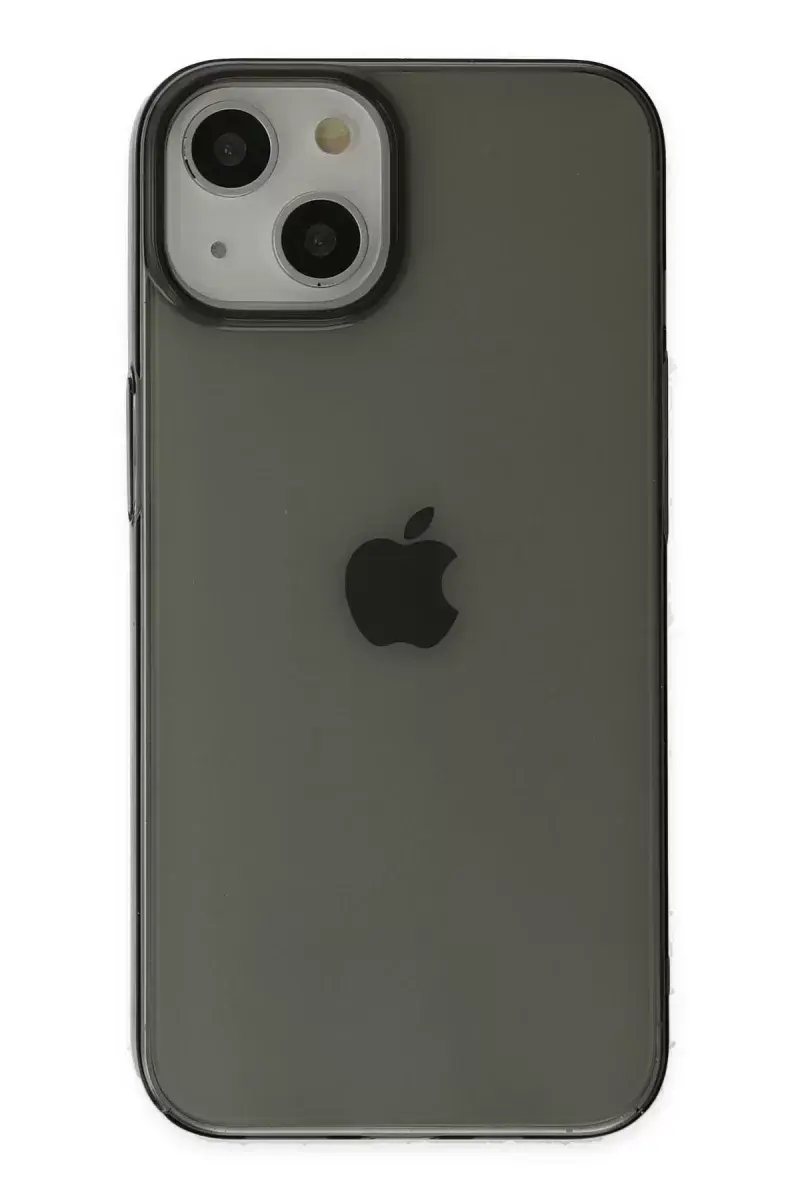 Newface İphone 14 Plus Kılıf Pc Sert Şeffaf Kapak - Siyah