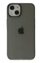 Newface İphone 14 Plus Kılıf Pc Sert Şeffaf Kapak - Siyah