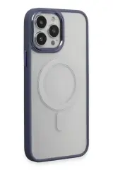Newface İphone 15 Pro Max Kılıf Room Magneticsafe Silikon - Sierra Blue