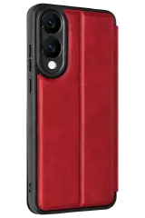 Newface Samsung Galaxy S25 Edge Flip Cover - Kırmızı