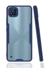 Newface Realme C11 2021 Kılıf Platin Silikon - Lacivert