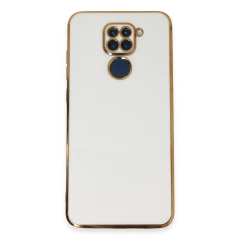 Xiaomi Redmi Note 9 Kılıf Volet Silikon - Beyaz