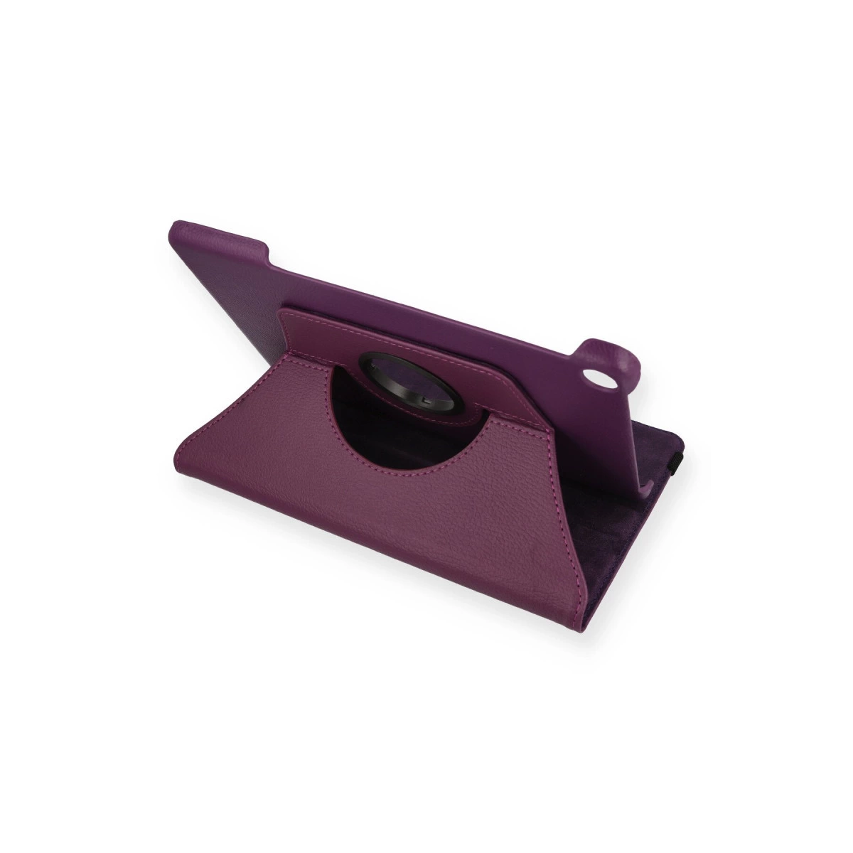 Lenovo Tab M10 Tb328fu Kılıf 360 Tablet Deri Kılıf - Mürdüm