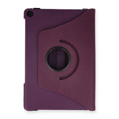 Lenovo Tab M10 Tb328fu Kılıf 360 Tablet Deri Kılıf - Mürdüm