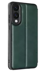 Newface Samsung Galaxy S25 Edge Flip Cover - Koyu Yeşil