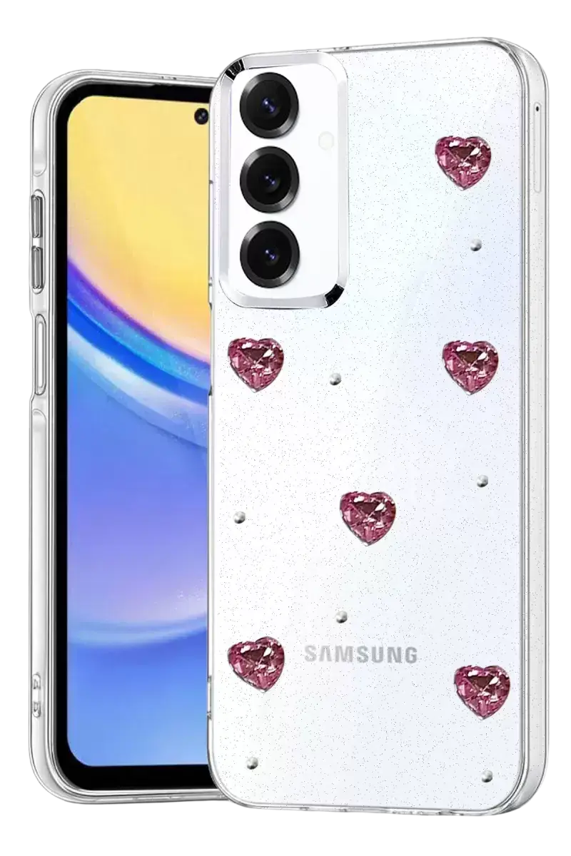 Newface Samsung Galaxy A15 4g Fiyonk Desenli Kapak - Desen 3