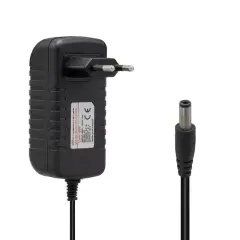 Powermaster Pm-4531 12 Volt - 2 Amper 5.5*2.5 Mm Uçlu Plastik Kasa Priz Tipi Adaptör