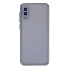 Samsung Galaxy A02 Kılıf Montreal Silikon Kapak - Gri