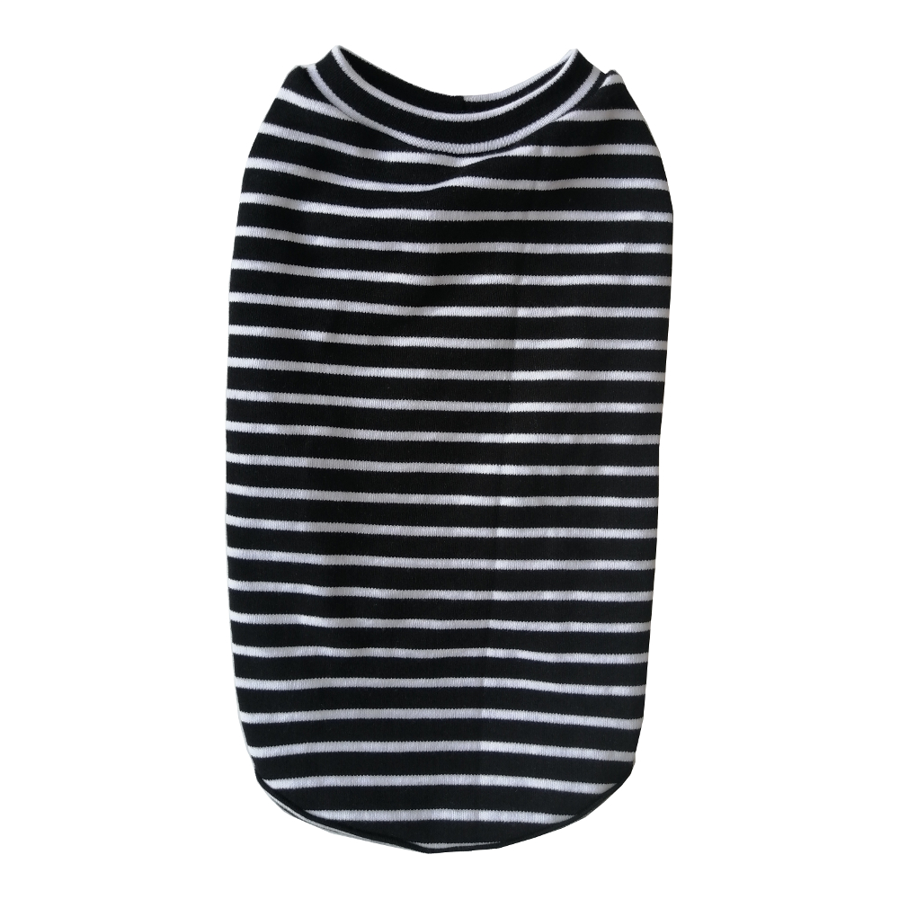 Köpek Kıyafeti Siyah Beyaz Çizgili XXL 43 cm