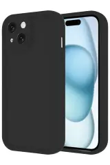Newface Apple İphone 14 Kılıf Viera Silikon - Siyah