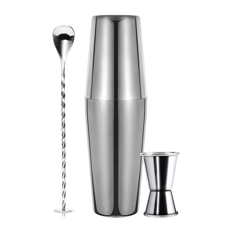 3 Parça Boston Shaker Kokteyl Seti, 750 ml