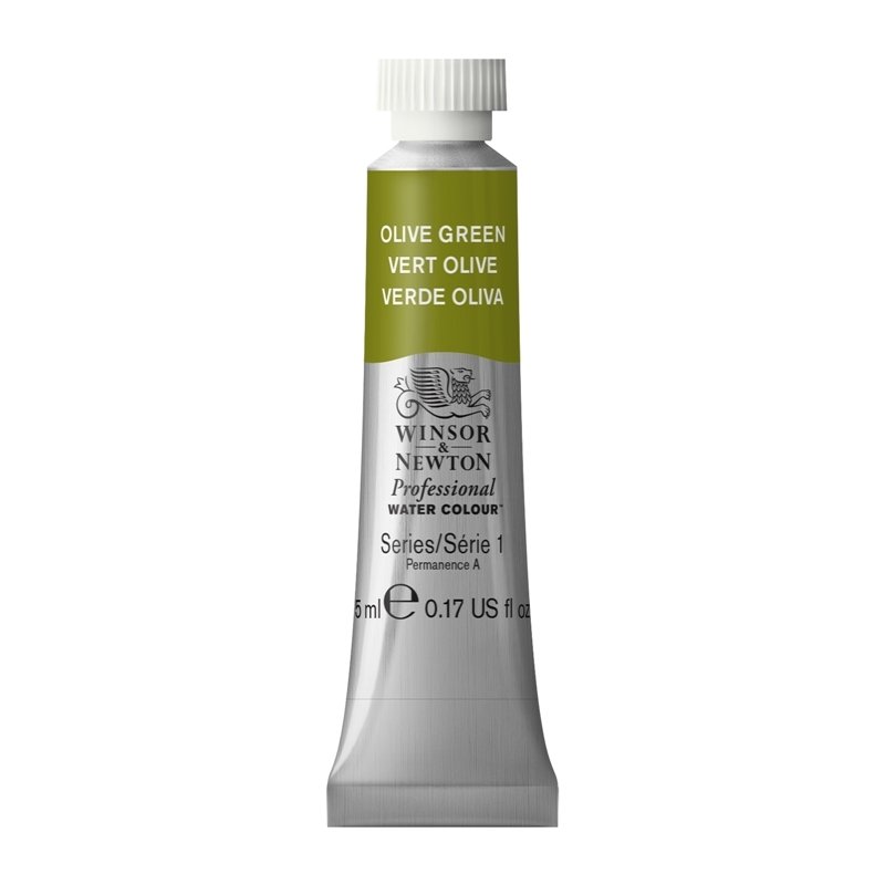 Profesyonel Tüp Suluboya - Olive Green - 5ml - Seri 1