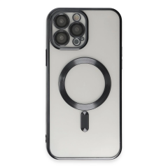İphone 15 Pro Max Kılıf Kross Magneticsafe Kapak - Siyah