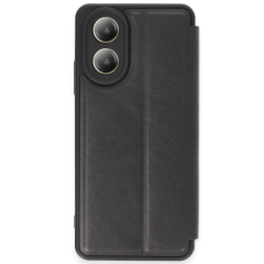 Oppo A38 Kılıf Flip Cover - Siyah