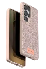 Onegif Samsung Galaxy S26 Ultra Bright Simli Kapak - Pembe